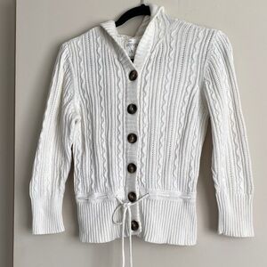 Aeropostale Ivory Button-Up Cardigan